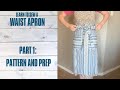 How to sew a Waist Apron Easy Tutorial for beginners | Learn to Sew