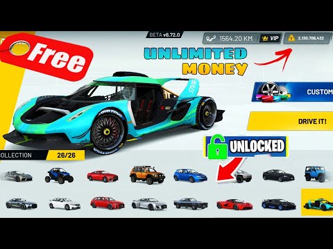 All Cars Unlocked In Extreme Car Driving Simulator / How To Get Unlimited Money ?