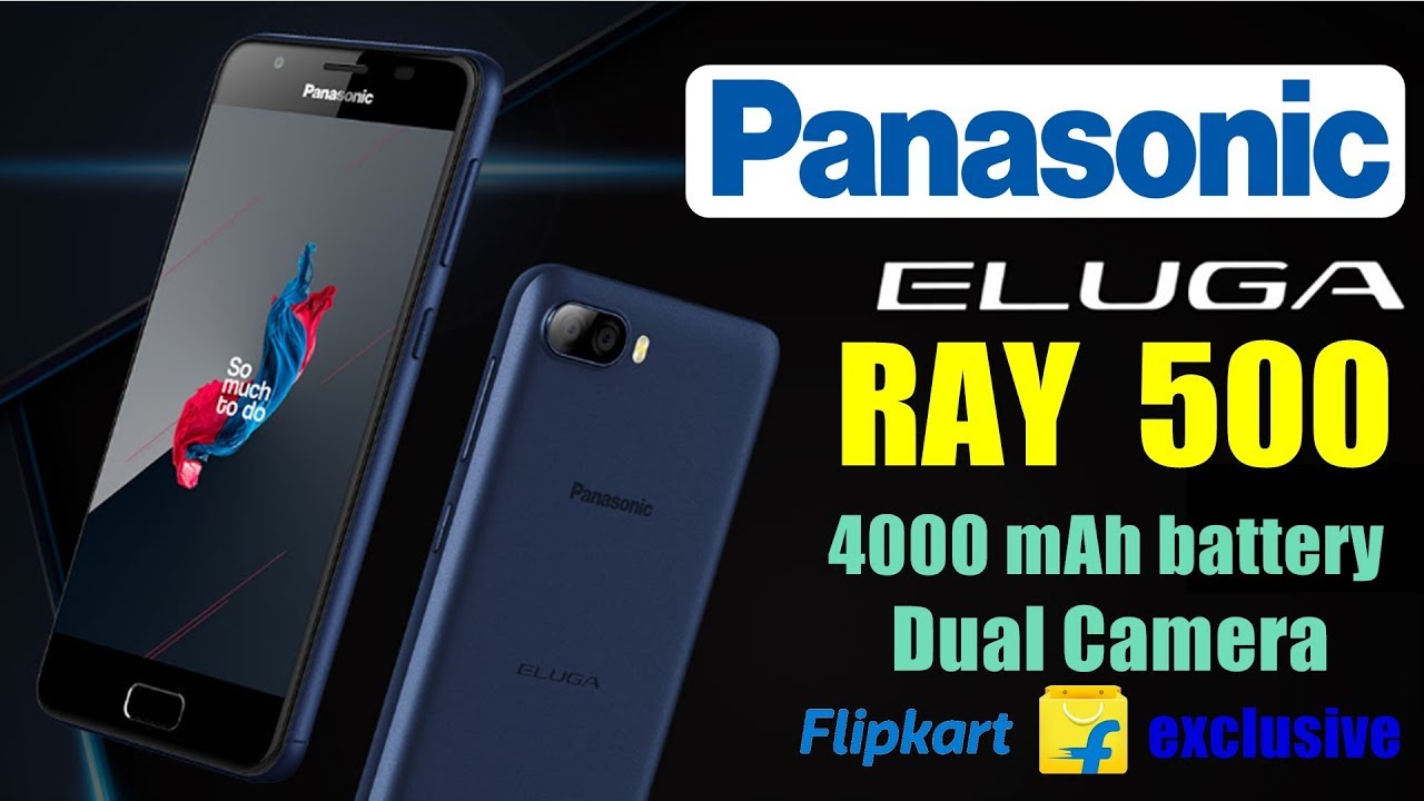 Panasonic Eluga Ray 500 with dual camera and 4000mAh battery for Rs 8999 newspaper mockup