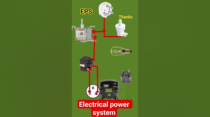 refrigerator wiring connection #electrical repair #electrician