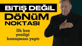 Erdoğan'dan Balkon Konuşması: Bitiş Değil Dönüm Noktası