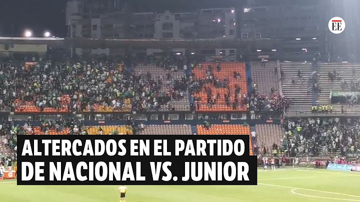 Violencia en el Atanasio obligó a suspensión del Nacional vs. Junior | El Espectador