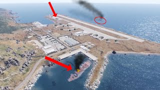 Bayraktar TB2 полностью уничтожил стратегическую военную авиабазу - Arma 3 Mil-Sim