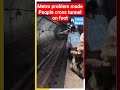 Chennai Metro issue People pass tunnel on foot | #news #shortvideos #latestnews #breakingnews
