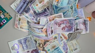UNSTUFFING MY 2026 TIN & COMPLETED SAVINGS BINDER 🙌  CASH STUFFING & BUDGETING UK