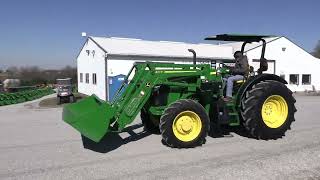 2020 John Deere 5090M Open Station Tractor w/ Loader & Canopy Top! For Sale by Mast Tractor Sales