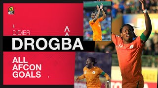 Didier Drogba | All Total AFCON Goals.