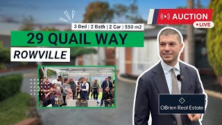 Live Auction @ 29 Quail Way, Rowville