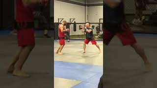 Alessio Ciurli training with UFC fighter Omari Akhmedov