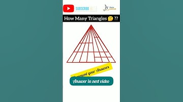 😎 How Many Triangles Within Triangle 🤔 #trending #mentegenius #hack #reasoning #ssc #chsl #shorts