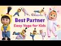 Best Friends’ Yoga Challenge! 👯♀️ Fun Yoga Poses for Children | Yoga for Flexibility | Partner Yoga