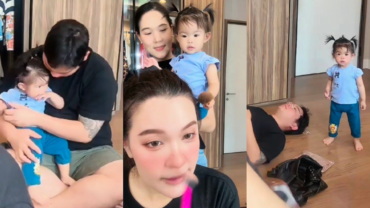 แสนดี เล่นเสือกับ พ่อเอิร์ธ และช่วย แม่เปา แต่งหน้า #เปาวลีพรพิมล #เปาวลี #ซูโม่กิ๊ก