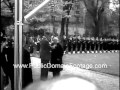 Winston Churchill and Charles de Gaulle reunion 14 years after WWII newsreel