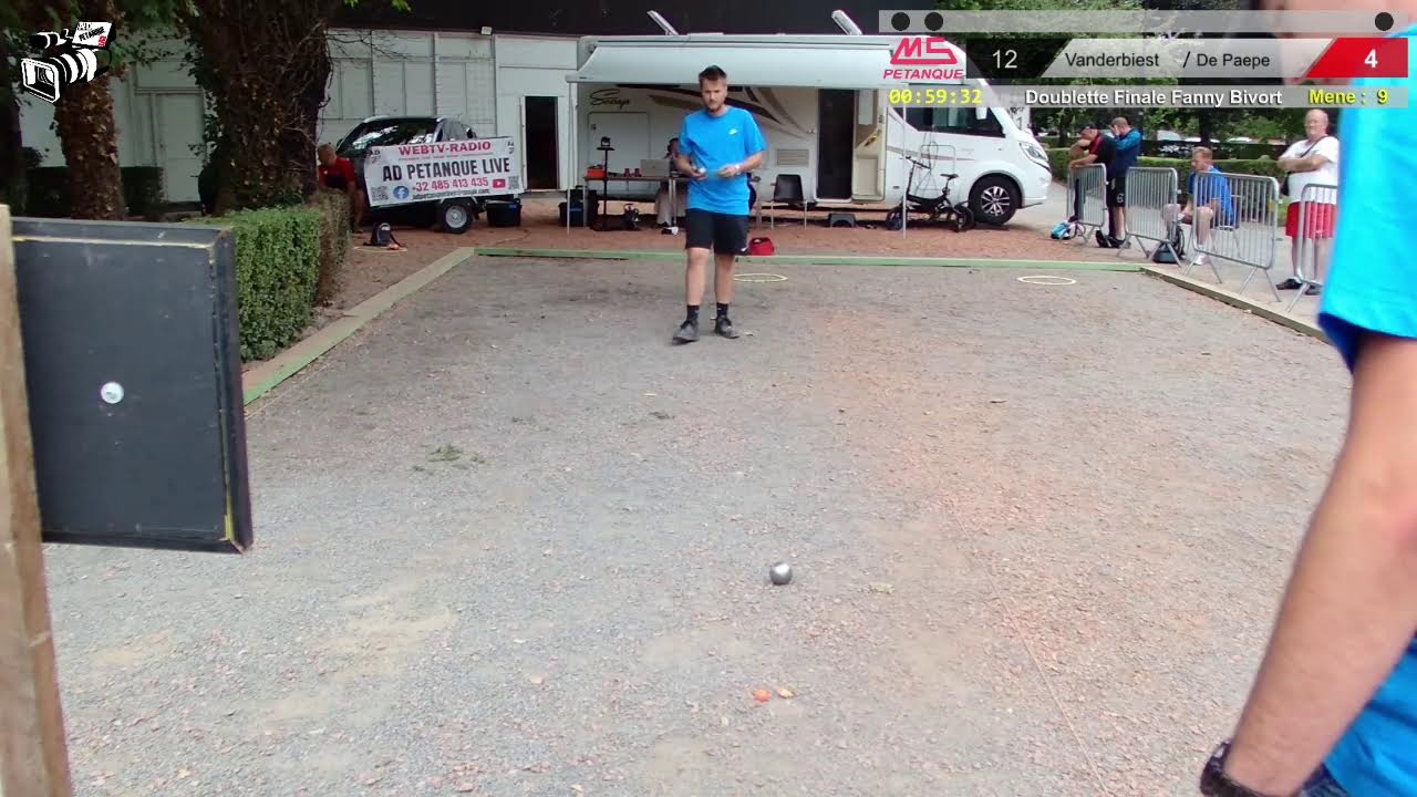 Miniature de la vidéo : Pétanque 2025: Journée finale Qualif Fanny Bivort Doublette