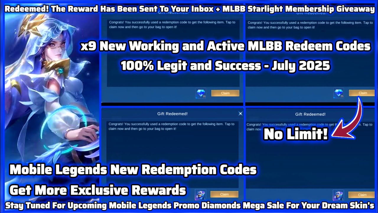 9 Mobile Legends New Redemption Codes July 15, 2025 - MLBB Redeem Codes ...