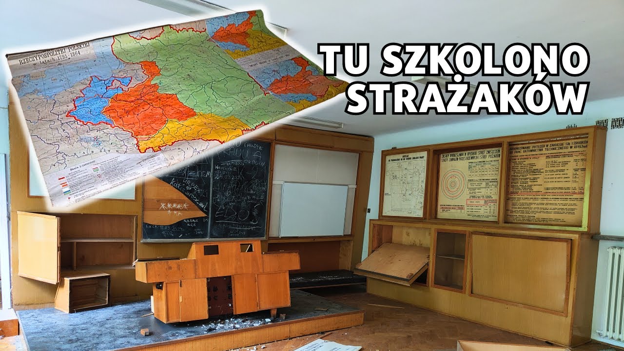 Opuszczona szkoła pełna materiałów edukacyjnych - URBEX