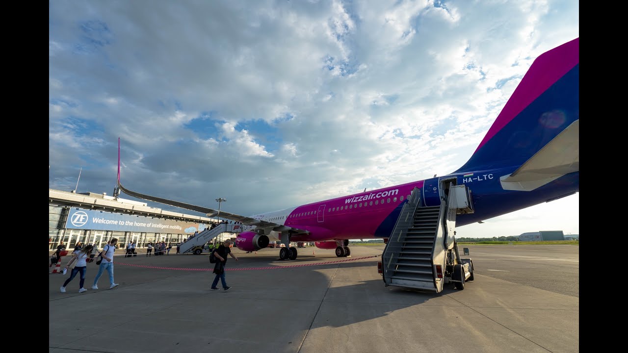 TRIP REPORT - WIZZAIR A321 - inurgal Flight of the Plane on the Route Friedrichshafen to Skopje