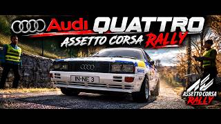 Assetto Corsa Rally 0.6 | Audi Quattro Gr.4 | Monte Carlo 13KM | ReShade + CSL DD Settings + Handcam screenshot 3