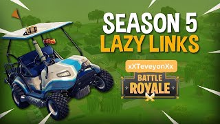 Season 5 Is Out! Landing Lazy Links! - Fortnite Battle Royale Gameplay - xXTeveyonXx