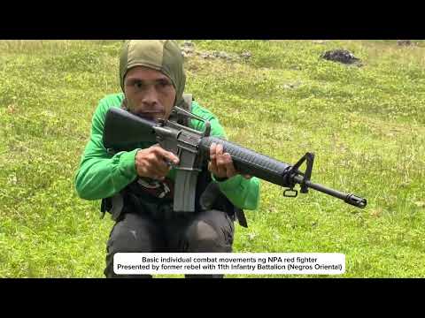Actual individual combat movements of a former rebel with 11th Infantry Battalion.