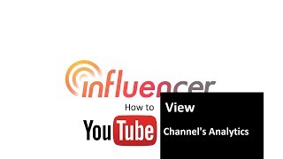 How to view YouTube channel analytics