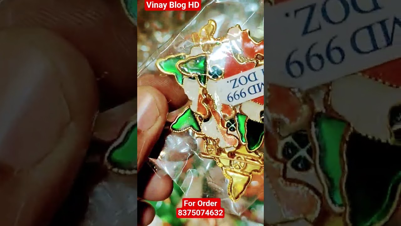 Jai mata ki jai Flag Gold badge Independence day wholesale market 