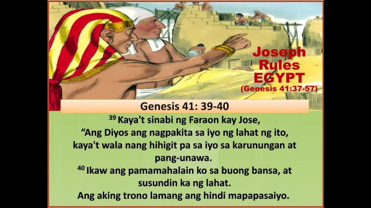 genesis-41-37-57-joseph-rules-egypt-filipino-tagalog-sermon-youtube