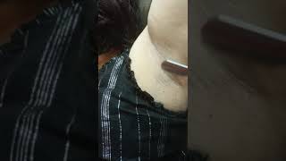 Y Underarm Shave Straight Razor And Foam Shave Clean And Smooth Armpit