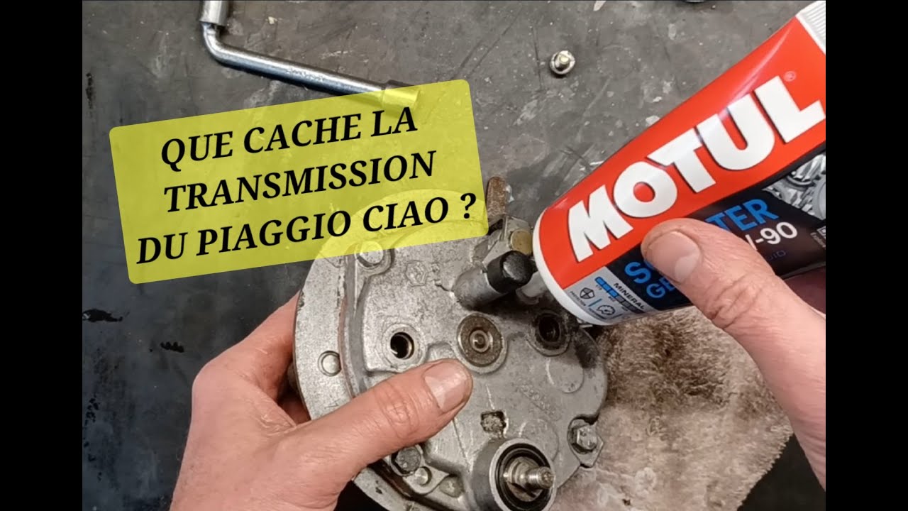 Réfection du moyeu transmission frein Ciao