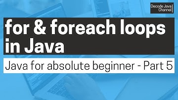 An introduction to for and foreach loops in Java for absolute beginners