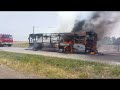 16-05-2024 Foggia, autobus dell’Ataf in fiamme