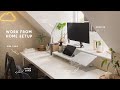 work from home set-up | desk & workspace tour 2021 (lazada & shopee)