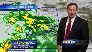 Mostly cloudy, dry and cool