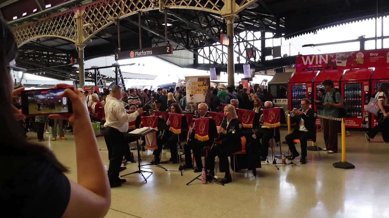 NSW Railway Band Performance At Farewell V Set Ceremony, 30/01/2026