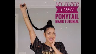 SECRET TO MY SUPER LONG PONYTAIL BRAID 😝 😎