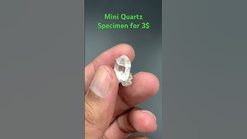 3$ Quartz Specimen #quartzspecimen #quartz #specimen #gems #gemstone #gemstones #shorts #love