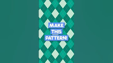 Quick Argyle Pattern Time-Lapse in Procreate! (Full Tutorial Available) #procreatetutorial