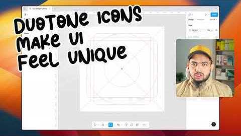 Figma Icon Design: Drawing Figma Duotone Icon Easily