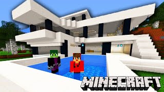 Minecraft: DUPLA SURVIVAL - DECORAÇÃO na MANSÃO MODERNA!!! #188