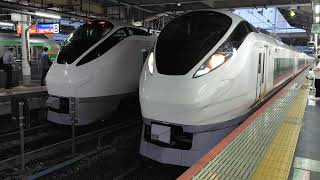 【臨時特急ときわ96号品川行き】E657系カツK14編成が上野駅9番線から発車するシーン（8096M）2026.06.26