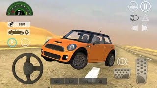 Mini cooper drive car driving simulator #26 | Android gameplay | Racing games | Gaming video screenshot 5