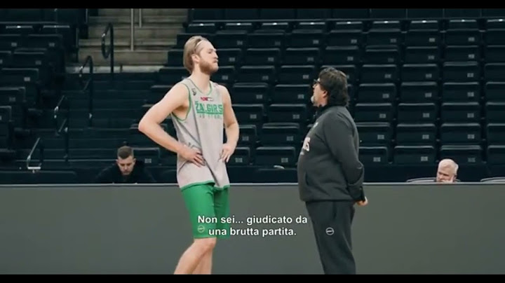 Iconic Andrea Trinchieri motivational's speach to Brady Manek - "Trinchieri's Way"di  LaGiornataTipo