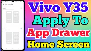 Vivo Y35 App Drawer Setting Kaise On Kare // How To App Drawer Setting On Vivo Y35 // Tech Suraj screenshot 3