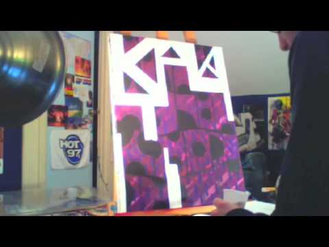 "Triangles" Time-Lapse Acrylic Painting