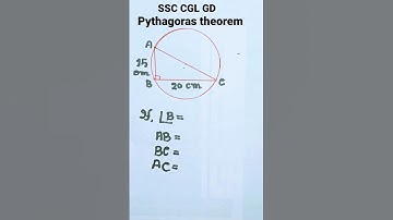 Pythagoras theorem #shortsvideo  #ssccgl