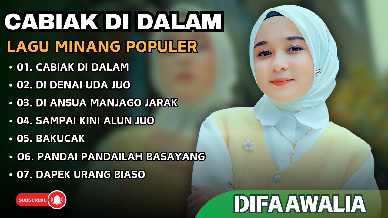 DIFA AWALIA - CABIAK DI DALAM - DI DENAI UDA JUO - DI ANSUA MANJAGO||LAGU POP MINANG TERPOPULER 2025