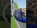 Colorful Capsule Bus vs. Bursting Drain Pipe #ToyCar #CarSimulator
