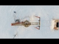 Москва сверху: лыжный подъёмник