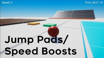 Unity3D Jump Pads and Speed Boosts Tutorial