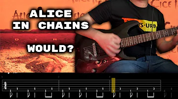 Would? - Alice In Chains All Guitars Cover | Lesson [+Tabs]